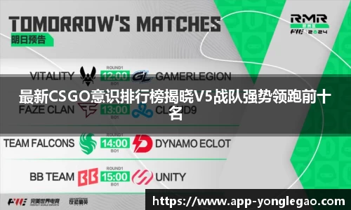 最新CSGO意识排行榜揭晓V5战队强势领跑前十名