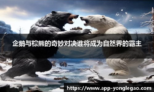 企鹅与棕熊的奇妙对决谁将成为自然界的霸主